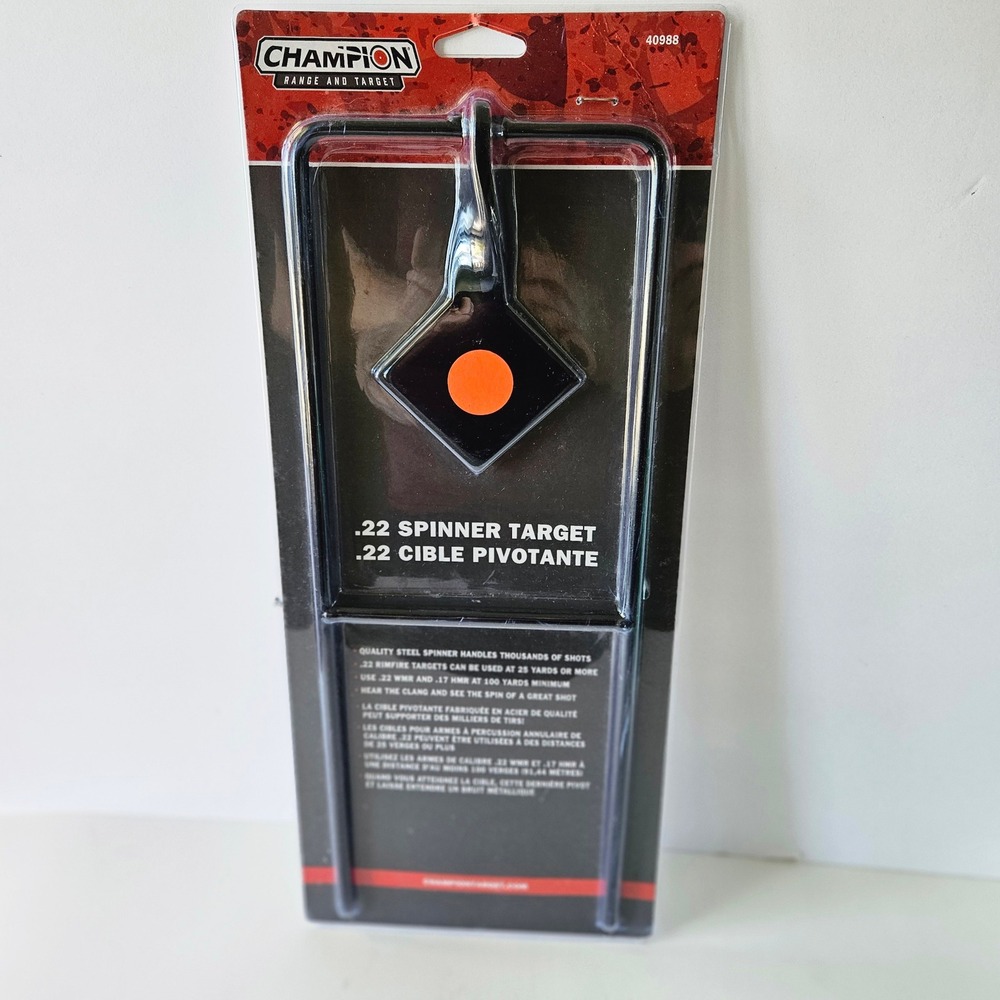 Champion 22 Spinning Target NEW #40988 Steel Spinner Hear Clang Range and Target